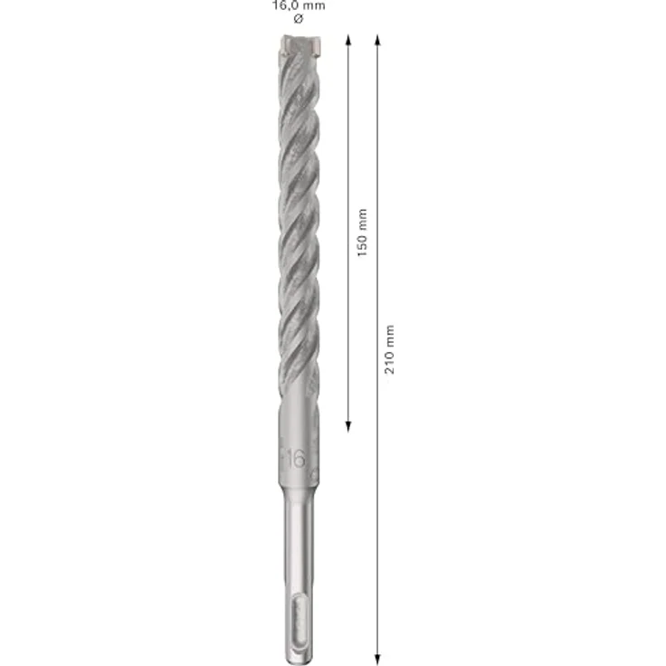 Bosch PRO Hammerbohrer SDS-plus-5X, 16 mm, 150 mm Arbeitslänge, 10 Stück, für Stahlbeton – Bild 3