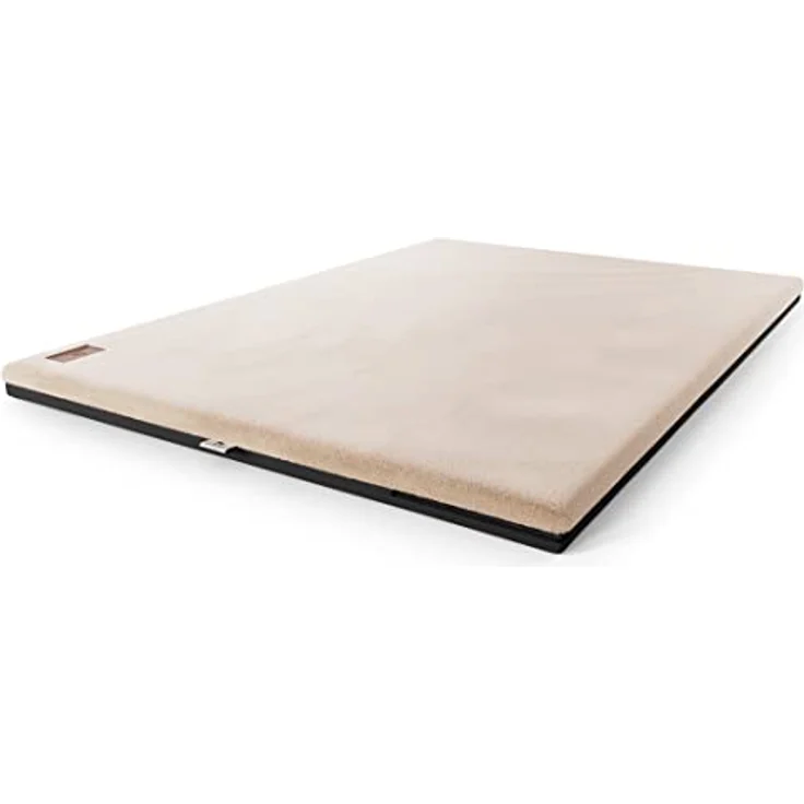 Knuffelwuff Orthopädische kuschelige Hundematte Berrith aus weichem Kaninchenfell-Imitat 100x70cm Beige - Hundekissen für große, mittelgroße und kleine Hunde - Für Zuhause, Auto, Wohnmobil, Wohnwagen – Bild 3