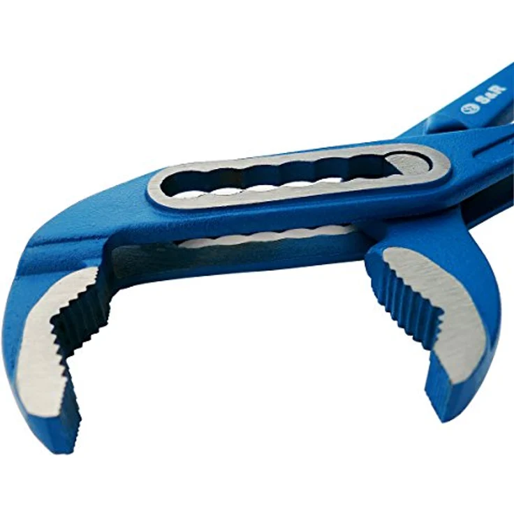 S&R Klassische Wasserpumpenzange 240x33mm, CR-V Stahl, Pulverbeschichtung, professionelle robuste Zange in klassischem Design, chrom-vanadium Spezial-Werkzeugstahl – Bild 3