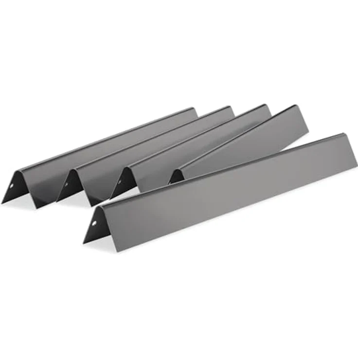 Weber Flavorizer Bars, emailliert, 5er-Set für Genesis 300 Serie bis Modelljahr 2011, porzellanemaillierter Stahl, rostfrei, verbessert Garergebnisse – Bild 1