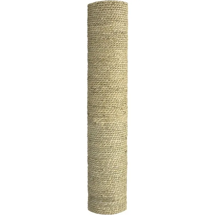 Vesper Ersatz-Kratzbaumstamm Tube Natural 35,5 cm x 8 cm, Naturfarbenes Sisalgewebe, ideal zum Austausch