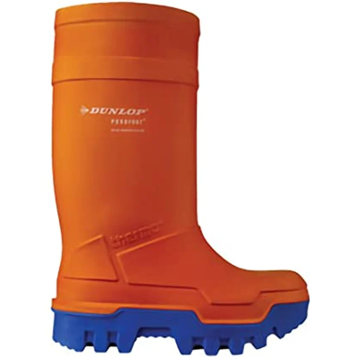 Dunlop Purofort Thermo+ full safety S5 CI SRC Winterstiefel - Größe 44/45 - orange, Arbeitsschuhe mit Stahlkappe und Stahlzwischensohle – Bild 6