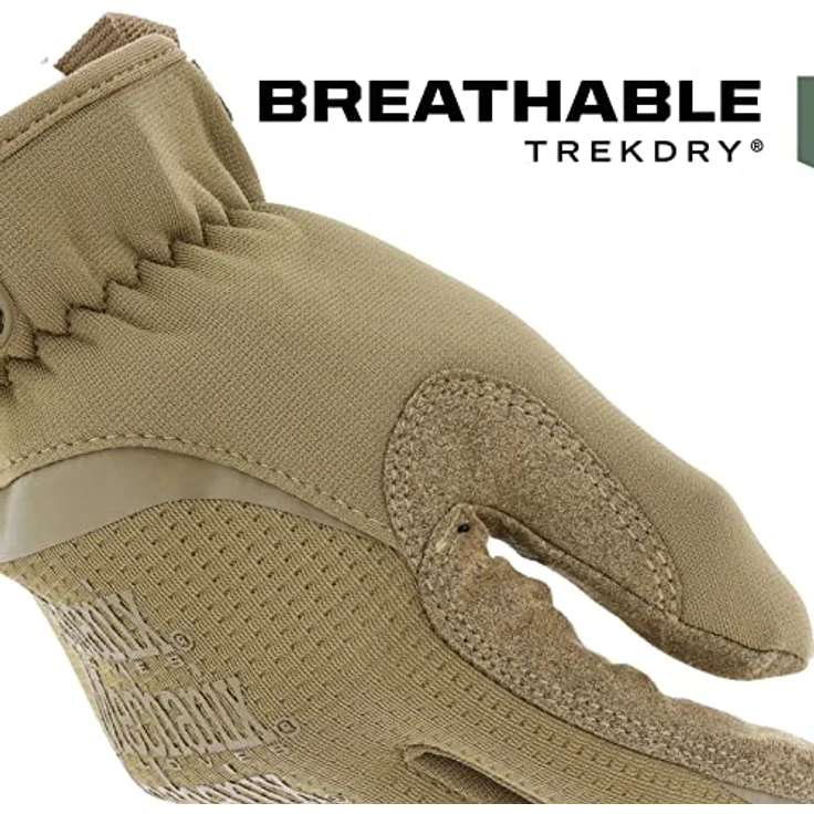 Mechanix Wear: FastFit Coyote Taktische Arbeitshandschuhe – Berührungsfähig, formschlüssig, hohe Fingerfertigkeit (X-Large, Coyote) – Bild 3