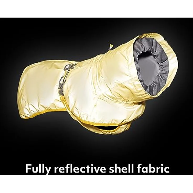 Hurtta Mudventure Reflektionsmantel (40 cm, Turmeric) - Ungefüttert, superleicht, wasserdicht – Bild 5