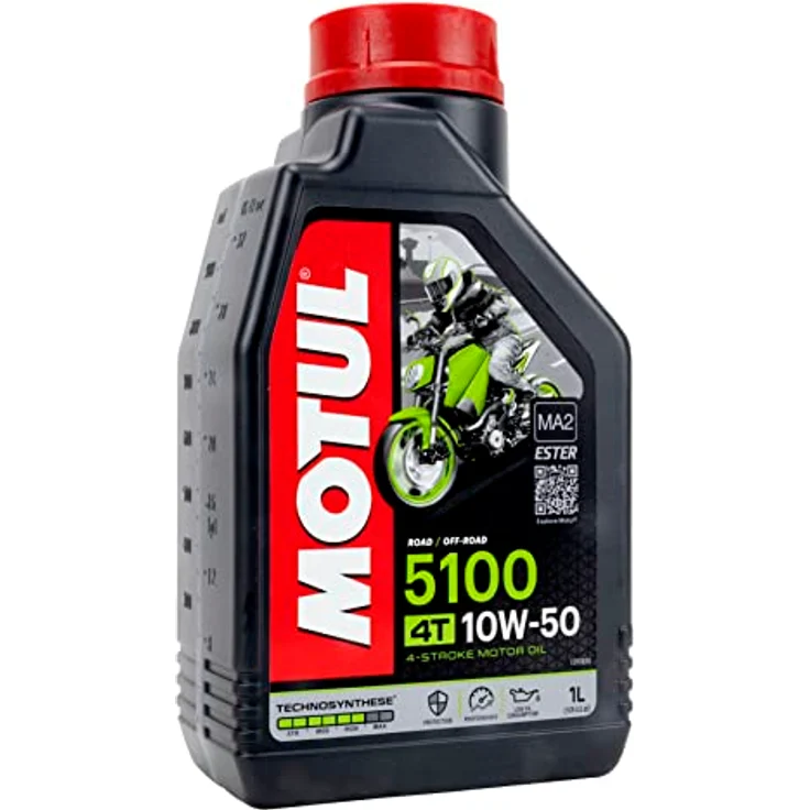 Motul 104074 5100 4T, 10 W-50, 1 L, 221x117x63.5 – Bild 2