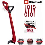 Einhell Akku-Rasentrimmer GC-CT 18/24 Li P-Solo 18V PXC inkl. 20 Messer, kabelloser Rasentrimmer mit 24 cm Schnittbreite