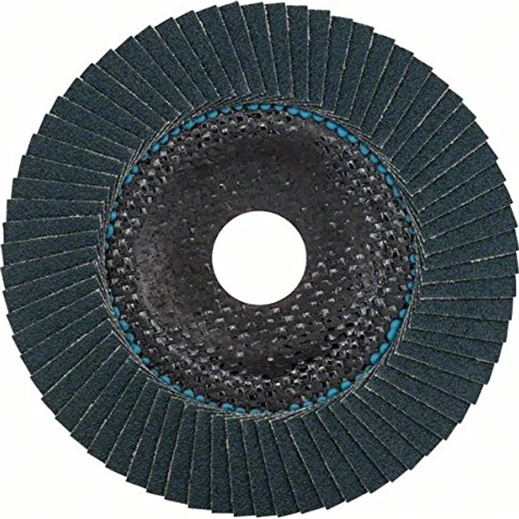 Bosch DIY Fächerschleifscheibe (für Winkelschleifer verschiedene Materialien, bombierte Ausführung, Ø 125 mm, Körnung 80) – Bild 3