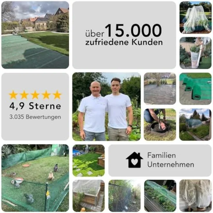 Florade® Bodenstabilisierungs-Geogitter - Langlebig & Wetterfest | Flexibel & Anpassbar | Einfache Installation | Geotextil | Ideal für Park- & Sportplätze | Höhe: 50mm / Breite: 2,5 m / Länge: 6,5m – Bild 4