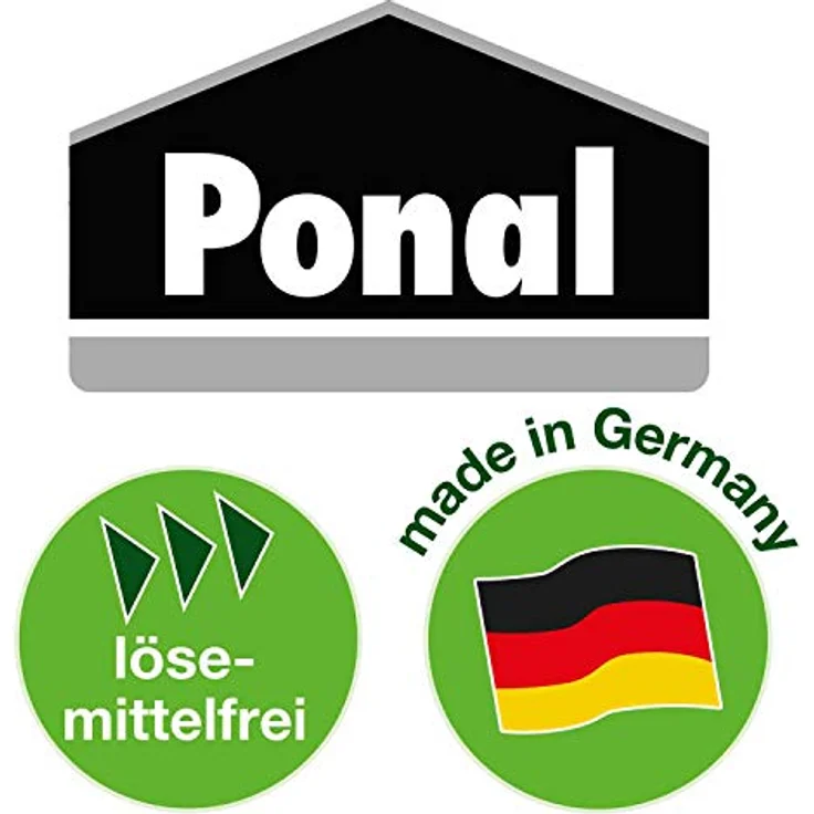 Ponal Express Holzleim, transparenter Holzkleber, 5 Minuten trocken, 225 g Flasche & hochwertiger Zimmermanns-Bleistift – Bild 3