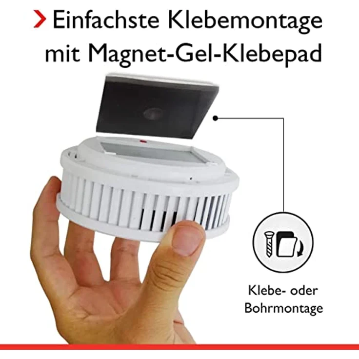 Pyrexx PX-1 Rauchmelder, Holzoptik hell – Bild 5