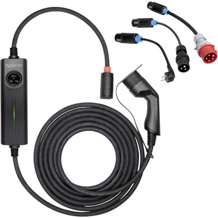 Sygonix Elektroauto Ladestation, Mobile Ladestation Typ 2 Mode 2 16A Anzahl Anschlüsse 1 11kW (Typ 2, 11 kW, 16 A) – Bild 2