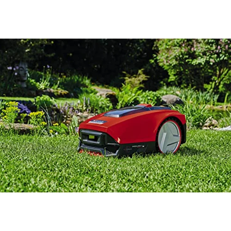 Einhell Mähroboter FREELEXO SMART 750, automatische Mähzeiten nach Rasengröße und Wetterlage, Power X-Change-Familie, blau – Bild 5