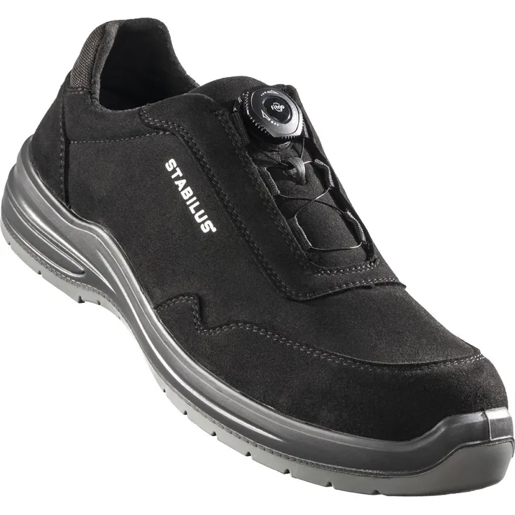 STABILUS ESD Sicherheitshalbschuhe, Mikrofaser, atmungsaktives Futter, Fiberglaskappe, Größen 39-48