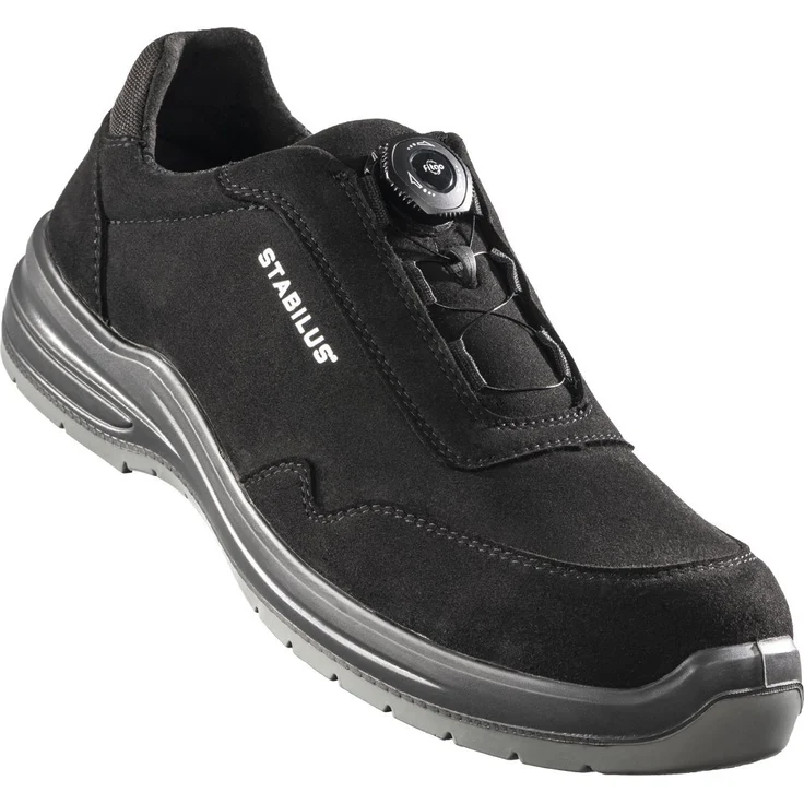 STABILUS ESD Sicherheitshalbschuhe, Mikrofaser, atmungsaktives Futter, Fiberglaskappe, Größen 39-48