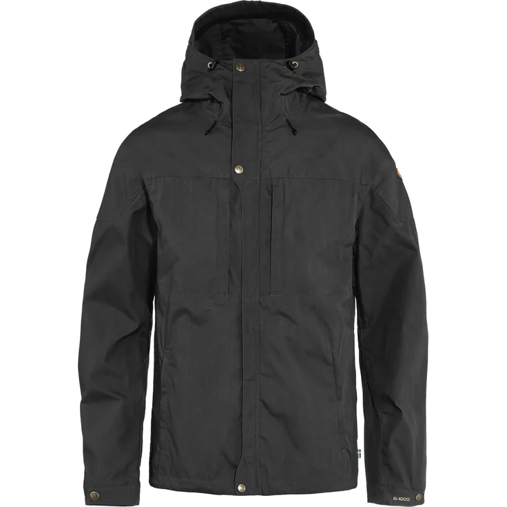 Fjällräven Skogsö, Herren Jacke aus G 1000, wind- und wasserabweisend, grau, Größe L