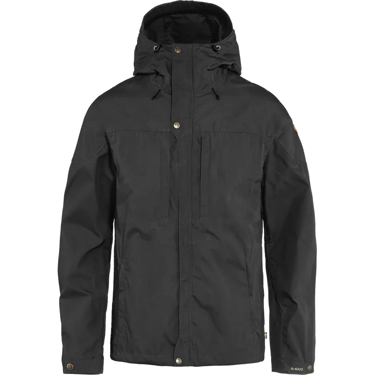 Fjällräven Skogsö, Herren Jacke aus G 1000, wind- und wasserabweisend, grau, Größe L