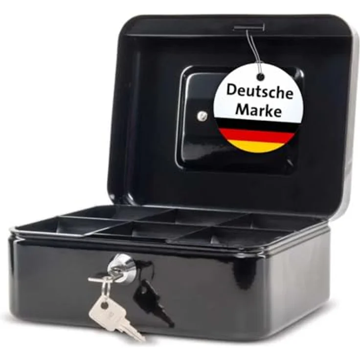 Maul Geldkassette 2, Schwarz, Herausnehmbarer Hartgeldeinsatz, 200 x 90 x 170 mm, 5610290, 1 Stück – Bild 2