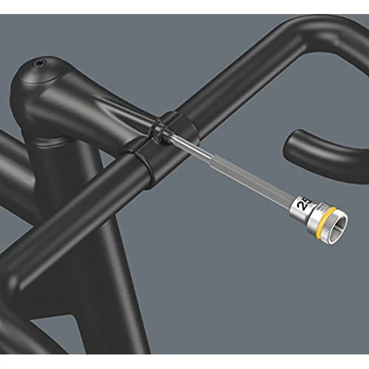 Wera Schraubendreher Bicycle Set 8, 7-teiliges Bitnuss-Set mit TORX® und Hex-Schrauben, extra schlankem Profilbereich, inkl. Farbkennzeichnung und robustem Transportetui – Bild 7