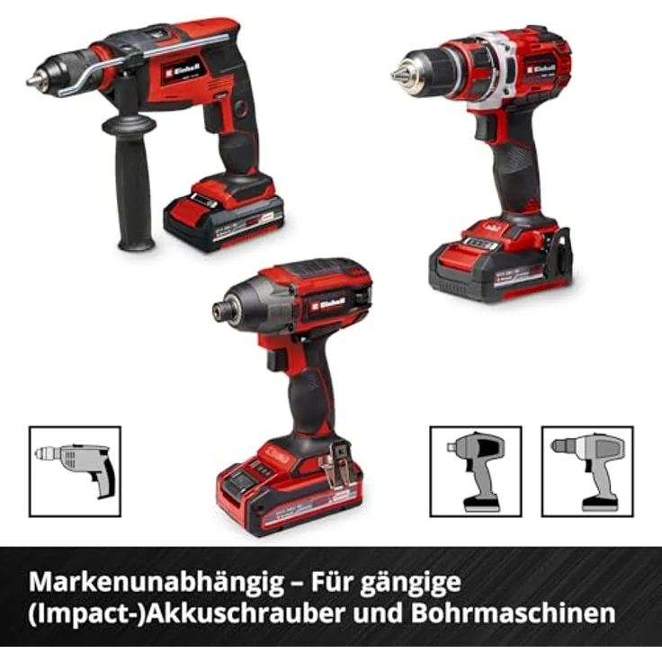 Einhell Impact-Bit-Set, 10-teilig mit schlagfesten 50-mm-Bits aus S2-Stahl, inkl. PH/PZ/T/Torx Profilen in kompakter Taschenkassette – Bild 9