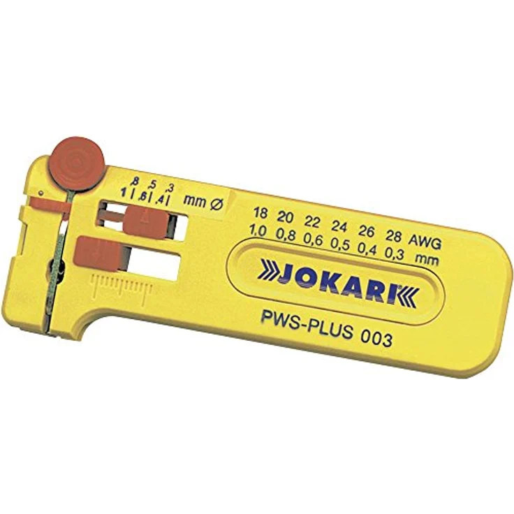 Jokari 40026 Mini-Präzisions-Abisolierwerkzeug PWS-Plus 003 zum Entmanteln von Leitern und Litzen AWG 28 bis 18-0,30-1,00 mm Ø – Bild 5