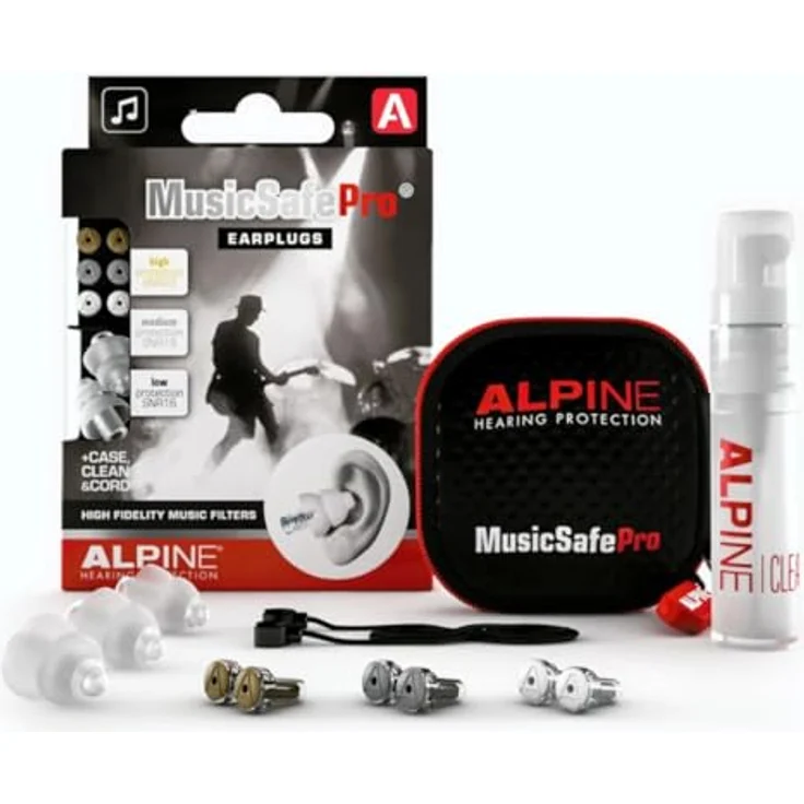 Alpine MusicSafe Pro Transparent Gehörschutz mit 3 unterschiedlichen Filtern – Bild 2