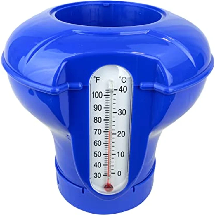 well2wellness Dosierschwimmer für 200g Tabletten inkl. Thermometer – Bild 4