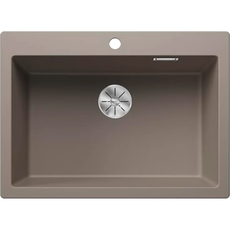 Blanco Pleon 8 Silgranitspüle, 700x510 mm, Tartufo - Zeitlos elegante, geradlinige Gestaltung, maximales Volumen und fliessender Übergang – Bild 1