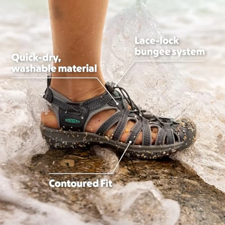 Keen Whisper Sandale, Damen Sicherheitssandalen, grau, Größe 40.5 – Bild 2
