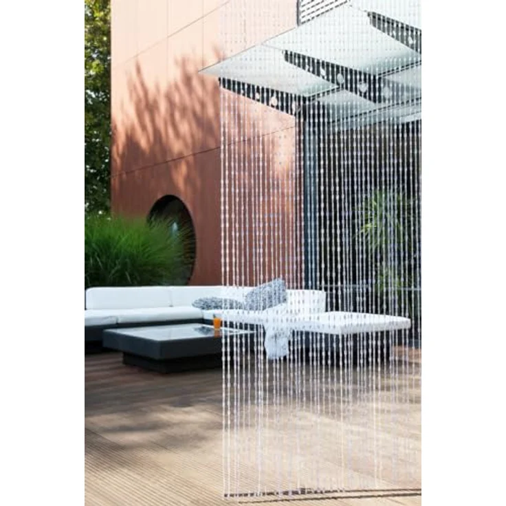 Türvorhang Vorhang Perlenvorhang Dekorationsvorhang Raumteiler Kristal transparent – Bild 6