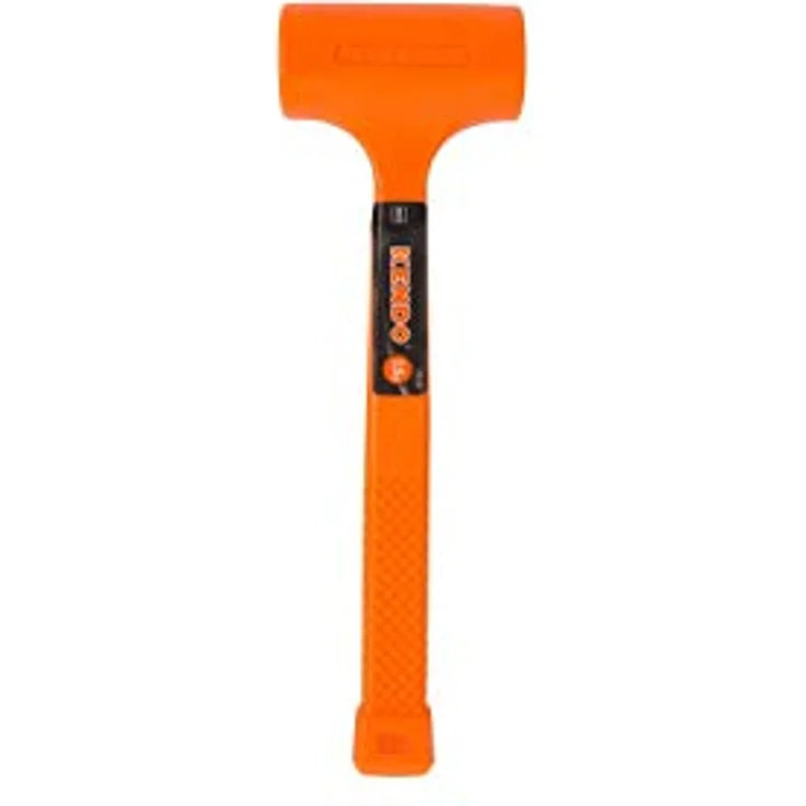KENDO PVC-Hammer, Gummihammer 680 g mit ergonomischem Griff, rückschlagfrei für empfindliche Oberflächen – Bild 3