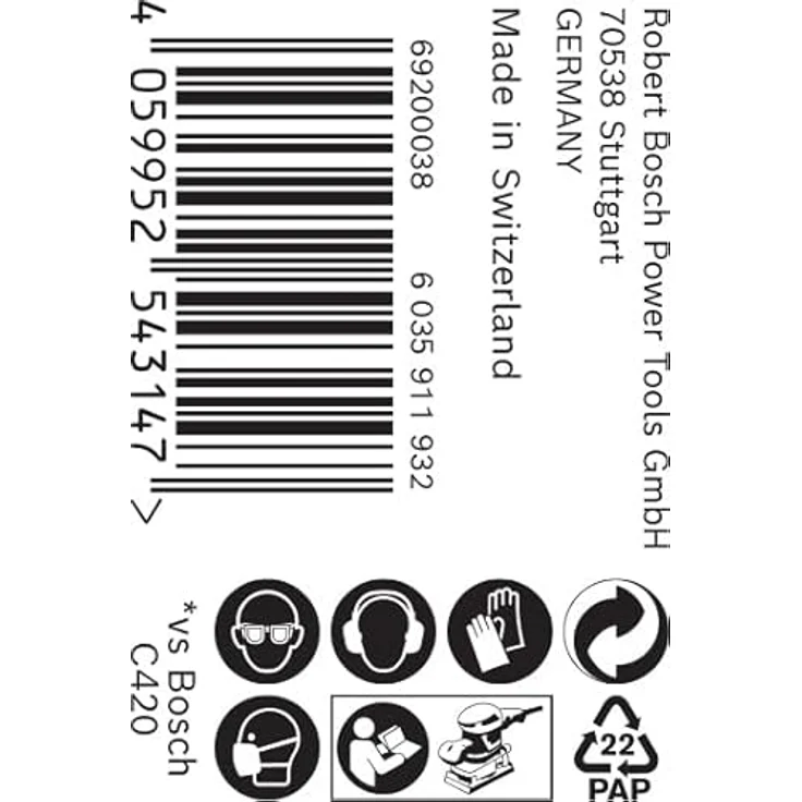 Expert C470 Schleifpapierrolle zum Handschleifen,93 mm x 50 m, G 400 – Bild 5