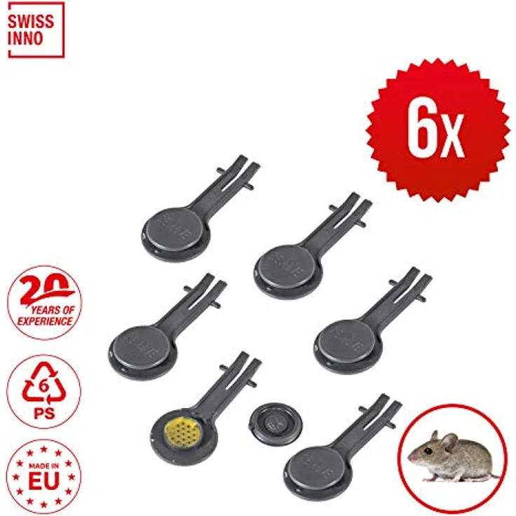 SuperCat Ersatz-Köder für Mausefalle: Giftfreies Naturprodukt, harmlos für Kinder & Haustiere, 6er Set – Bild 4