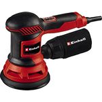 Einhell Exzenterschleifer TC-RS 425 E (425 W, Schleifteller Ø 125 mm, max. Schwingzahl 26.000 min-1, Schwingkreis 2,5 mm, inkl. Schleifpapier je 1x P60, P80, P120)