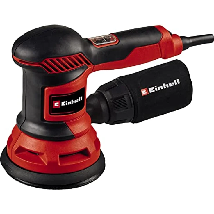 Einhell Exzenterschleifer TC-RS 425 E (425 W, Schleifteller Ø 125 mm, max. Schwingzahl 26.000 min-1, Schwingkreis 2,5 mm, inkl. Schleifpapier je 1x P60, P80, P120) – Bild 1
