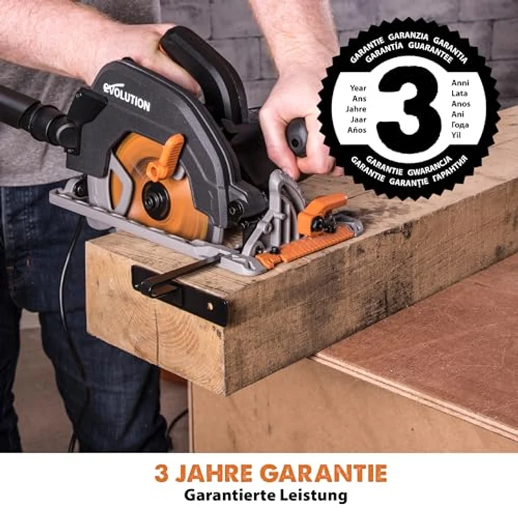 Evolution Power Tools R185CCS Mehrzweck-Kreissäge (185 mm, 1600 W, 230 V) – Bild 6