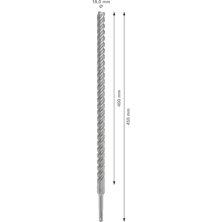 Bosch 2608836633 5X SDS Plus Steinbohrer 18mm 450mm 1 Stück – Bild 4