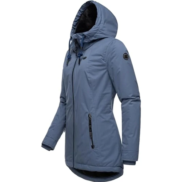 Ragwear Winterjacke Zuzka - Wasserdichter Winterparka mit Teddyfleece Innenfutter, floral – Bild 2