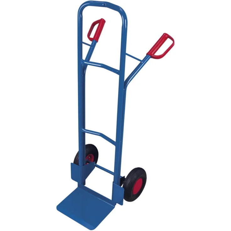 VARIOFIT Stahlrohrkarre Luft, 320x250 mm, 250 kg Traglast, RAL 5010 enzianblau, pulverbeschichtet