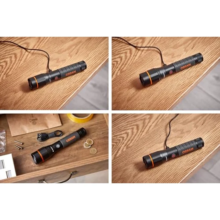 Osram LEDinspect pro torch 1200, Wiederaufladbare Arbeitsleuchte mit 1200 lm Leuchtkraft, IP44-Schutz und Hochleistungs-LED – Bild 2