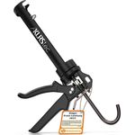 KLRStec Kartuschenpistole - Kartuschenpresse mit maximaler 25:1 Übersetzung - Profi 4K Kartuschenpistole für alle gängigen 150-300ml Dicht- und Klebstoff-Kartuschen, Silikon, Acryl, Mörtel etc. - Preisvergleich