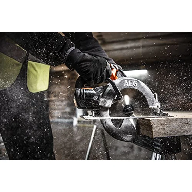AEG 18 V PRO18V Brushless Akku-Handkreissäge BKS18BL2-0 (Sägeblatt-Ø 190 mm, Schnitttiefe 90°/45° 68/47,5 mm, werkzeuglose Einstellung, inkl. Sägeblatt,Parallelanschlag,o, Akku & Ladegerät im Karton) – Bild 4