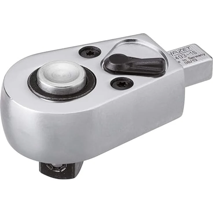 HAZET Umschaltknarre mit Gelenk 1/2 Zoll 916GK, Vierkant 12,5 mm, 32 Zähne, kurze Ausführung, 270 mm, für Zweirad, PKW und NKW – Bild 3