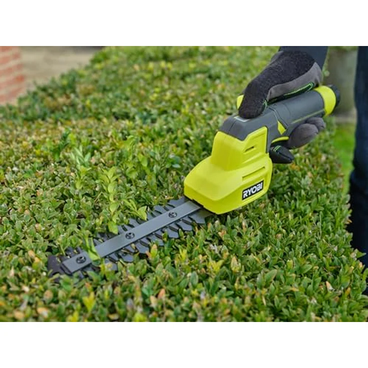 RYOBI RY4CGSA-120, 4 V Akku-Gras- & Strauchschere, 2-IN-1 mit 2,0 Ah Akku und USB-C Ladekabel, werkzeugloser Klingenschnellwechsel, leicht und kompakt – Bild 4