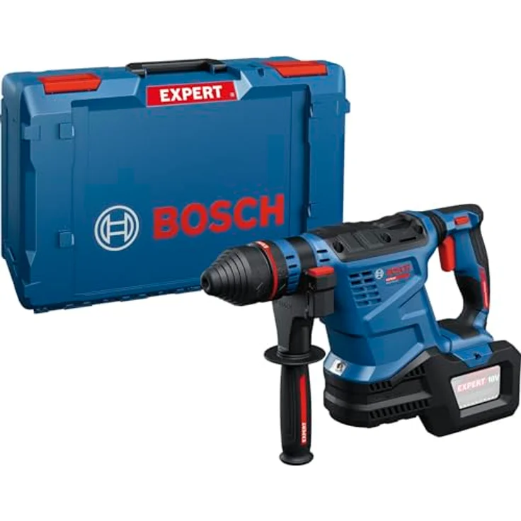Bosch Akku-Bohrhammer EXBH18V-32F, leistungsstark mit BITURBO BRUSHLESS-Technologie und Vibration Control, kabellos, XL-BOXX – Bild 1