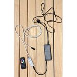 Infraworld Lumia Anschluss-Set, Saunaleuchte mit Netzteil, Controller und Fernbedienung