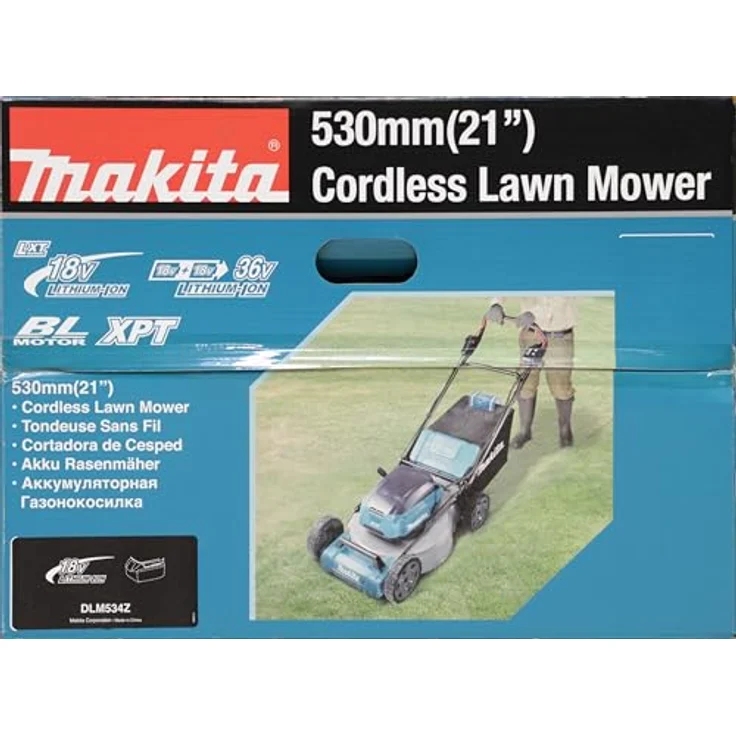 Makita DLM534Z Akku-Rasenmäher 2x18V (ohne Akku, ohne Ladegerät) – Bild 20
