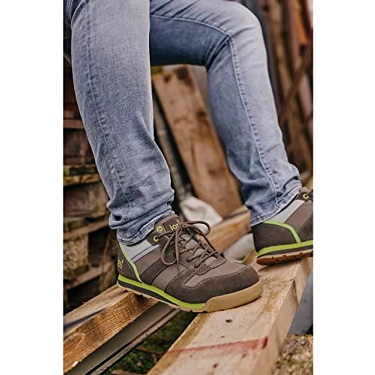 Jori jo_SLIM lime Low ESD S3S Sicherheitsschuh, Hydrophobiertes Veloursleder, Atmungsaktiv, EN ISO 20345 S3 HRO/SRC – Bild 4