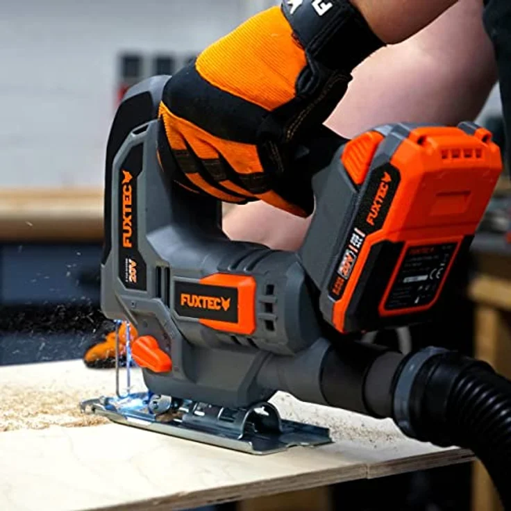 FUXTEC Akku Stichsäge FX-E1JS20-SET, 20V, 1 x 2,0 Ah Akku, Ladegerät – Bild 2