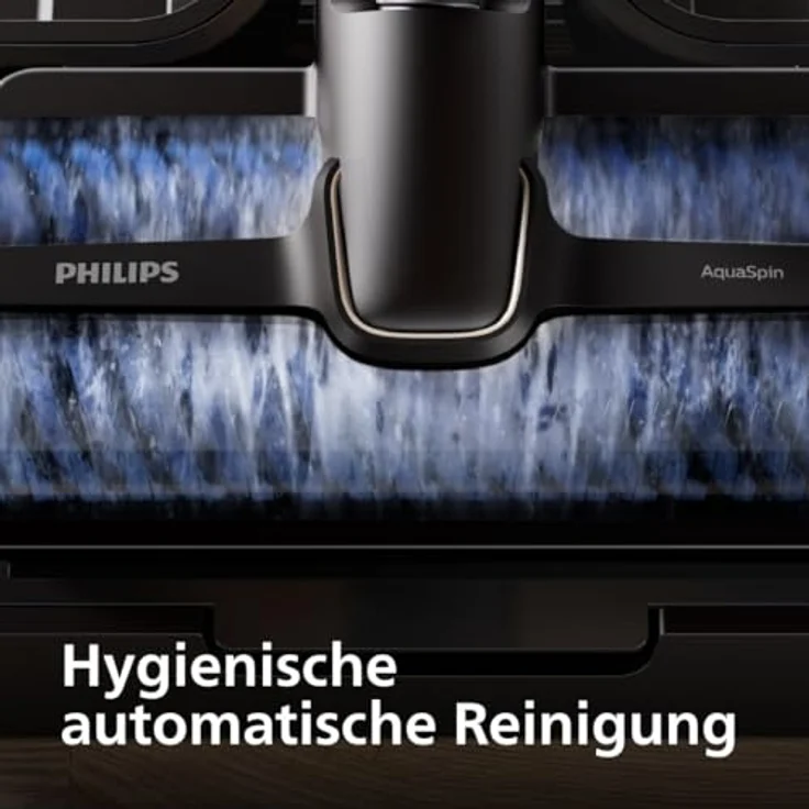 Philips Nass-Trocken-Akkusauger AquaTrio Cordless 9000 Series XW9463/11, 48,6 W, beutellos, 3-in-1 Reinigungslösung, automatisches Reinigungssystem – Bild 4