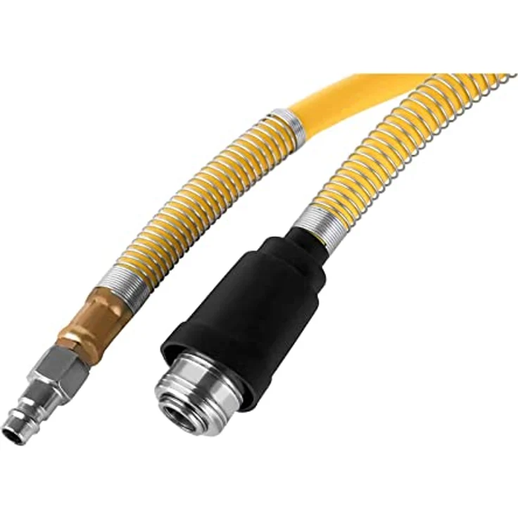 MSW Schlauchtrommel Druckluftschlauch Aufroller Schlauch Automatik Schlauchtrommel 10m, automatische Aufroll-Automatik, 180° drehbar, 8 bar, weiß – Bild 6